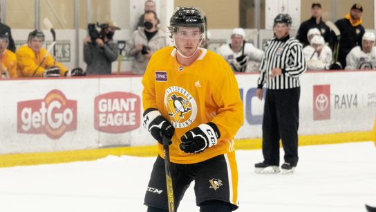 Training camp report: McGinn 'could be a fit' on Blueger's line taken in Cranberry, Pa. (Penguins)